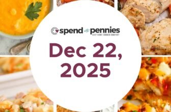 Weekly Meal Plan Dec 22, 2025